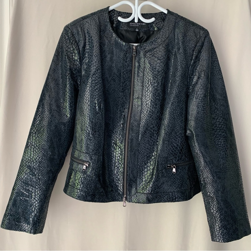 Jones New York Leather Jacket